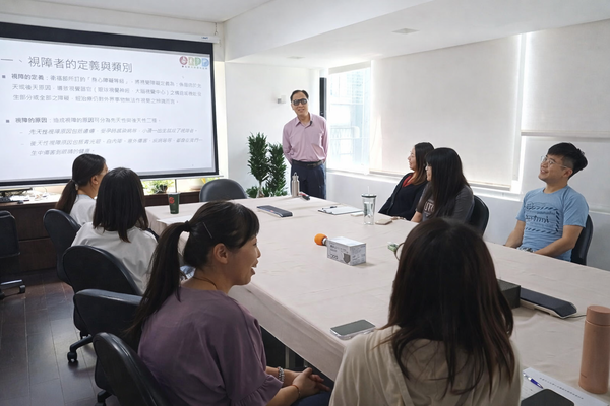 跨越黑暗的起點：台灣公益聯盟舉辦定向行動訓練課程照片